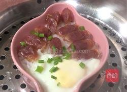 腊肠鸡蛋蒸饭的做法图解6